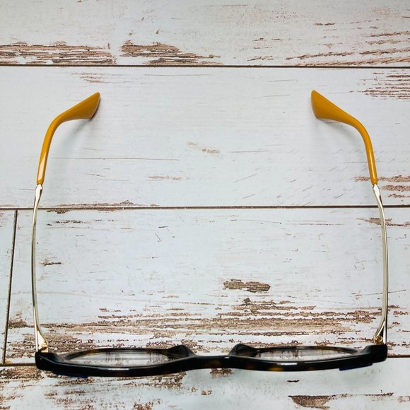 Prada Oval Brown Tortoise Gold Eyeglasses Glasses Frames NWOT - Picture 11 of 12